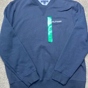 Tommy Hilfiger Men's Dark Blue Crewneck Sweater NWT
